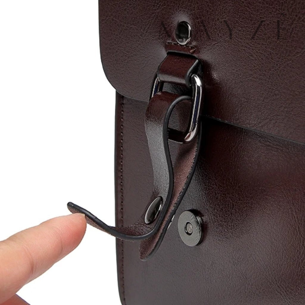 Mochila Acadêmica Couro Legítimo Noelle™ - Averra