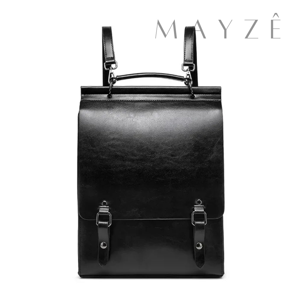 Mochila Acadêmica Couro Legítimo Noelle™ - Averra