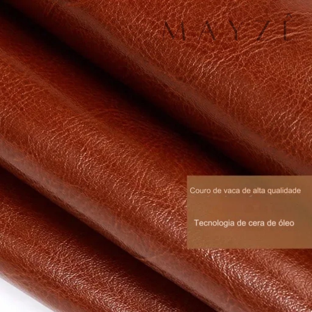 Mochila Acadêmica Couro Legítimo Noelle™ - Averra
