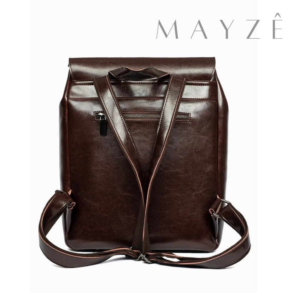 Mochila Couro Legítimo Acadêmica Ayla™ - Averra