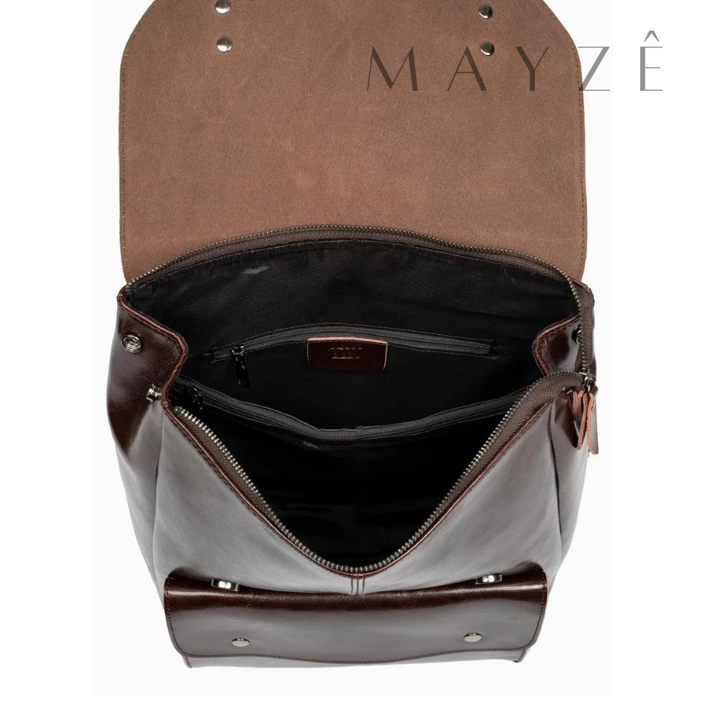 Mochila Couro Legítimo Acadêmica Ayla™ - Averra