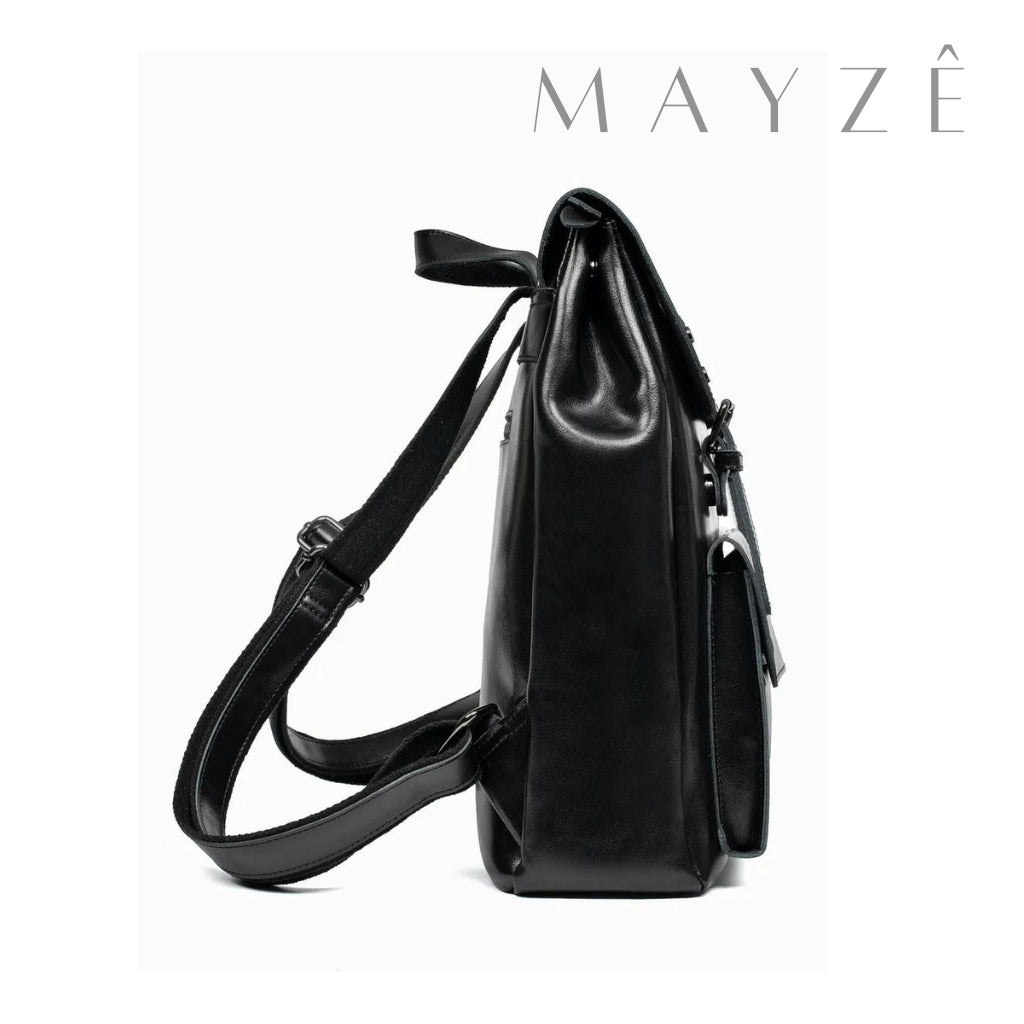 Mochila Couro Legítimo Acadêmica Ayla™ - Averra