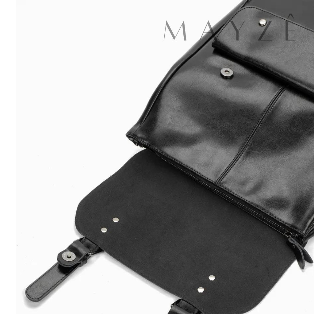 Mochila Couro Legítimo Acadêmica Ayla™ - Averra